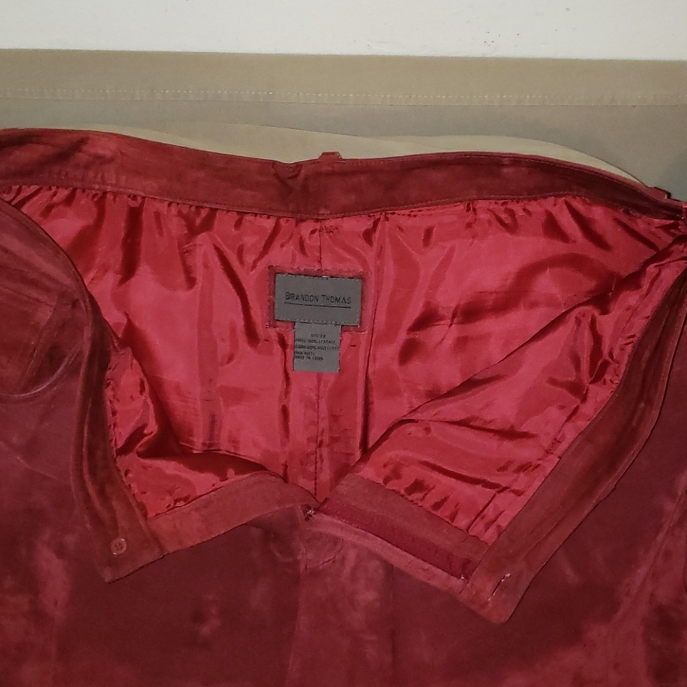Plus Sz Suede Pants - image 8